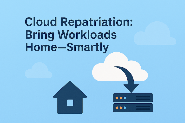 Cloud Repatriation: Bring Workloads Home — Smartly